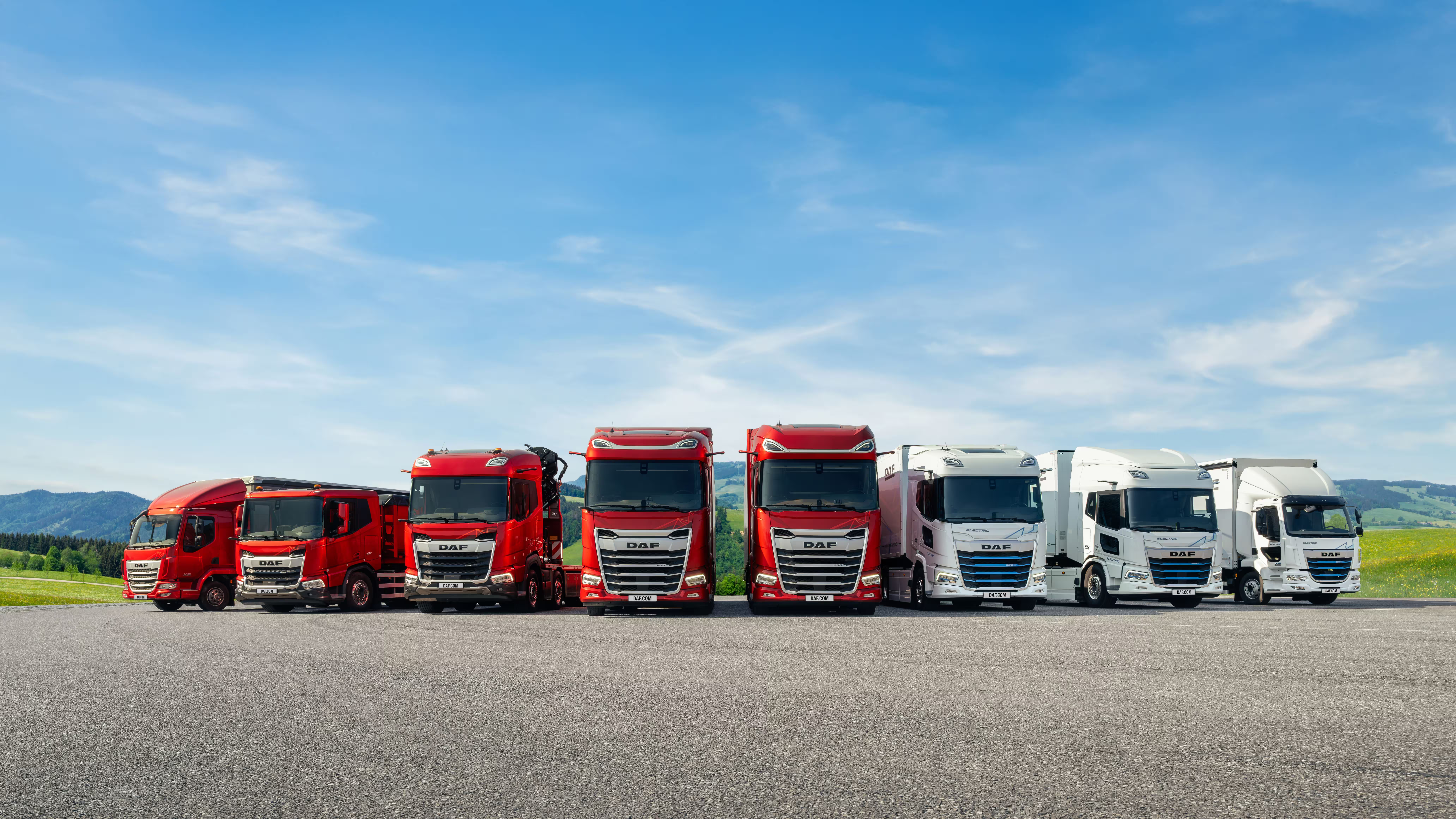 Große Auswahl an Miet-LKWs für Transporte